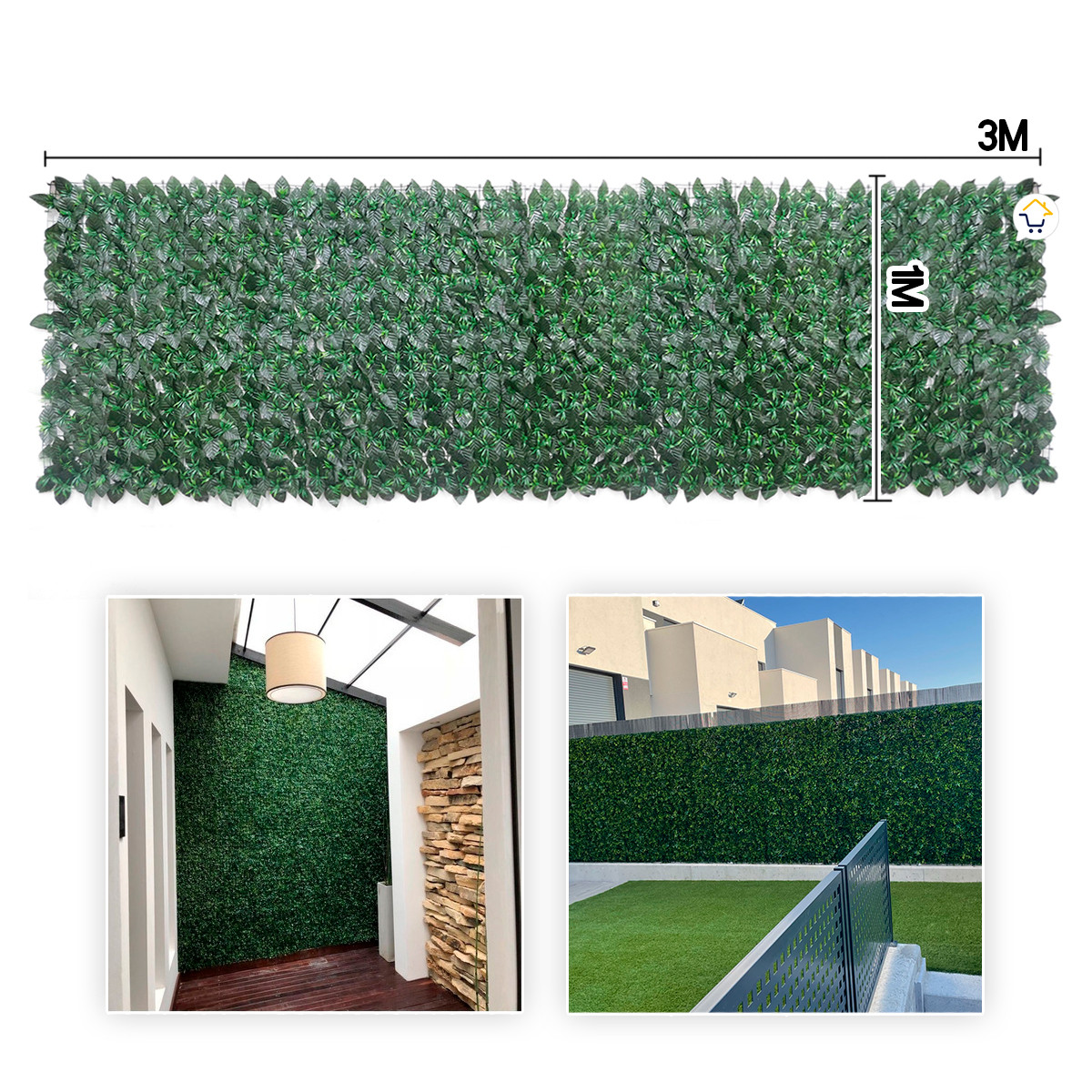 Miniatura 5 de Jardin Vertical 3X1M Artificial FM1000
